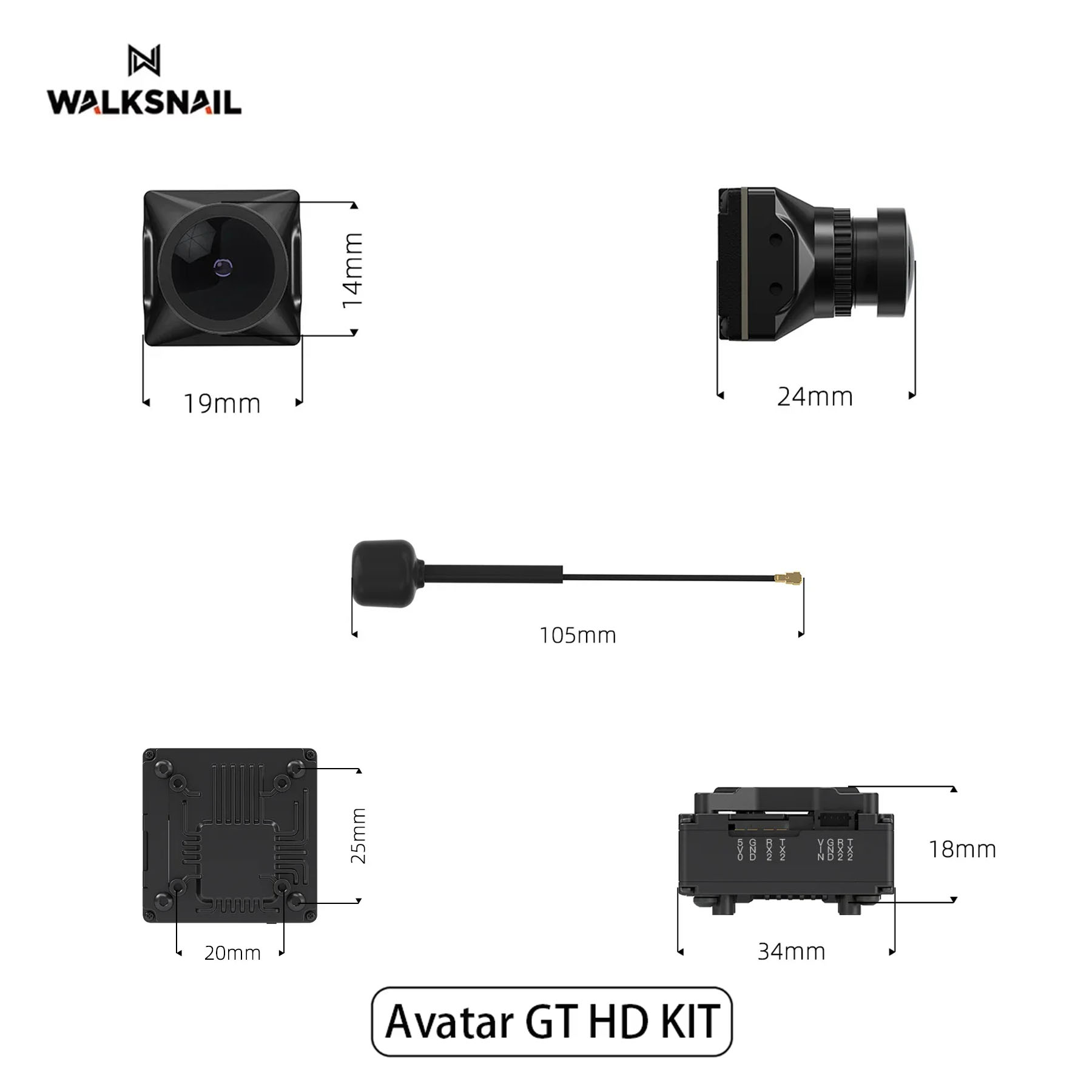 Walksnail Avatar GT HD KIT 2W  - Walksnail Avatar Hd Pro Kit ulasan dan harga